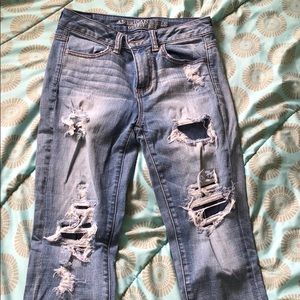 American Eagle Hi-rise jegging crop jeans